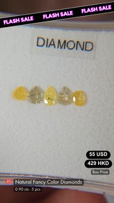 Natural Fancy Color Diamond Deal (0.90 cts)